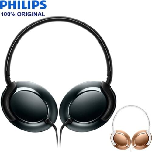 Philips Profession SHL4805 Wire Control HIFI Earphone with 3.5mm L-Type Plug Microphone for Galaxy S8 MP3 Official Verification