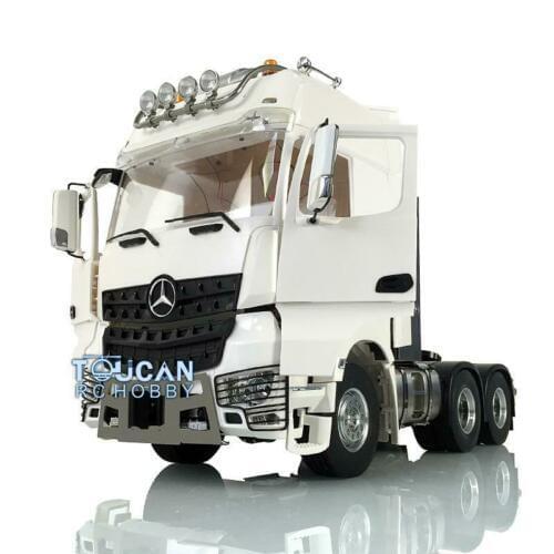 RC 1/14 LESU Metal 6*6 Chassis Roof Light Hercul Arco Cabin Tractor Truck THZH0799-SMT5