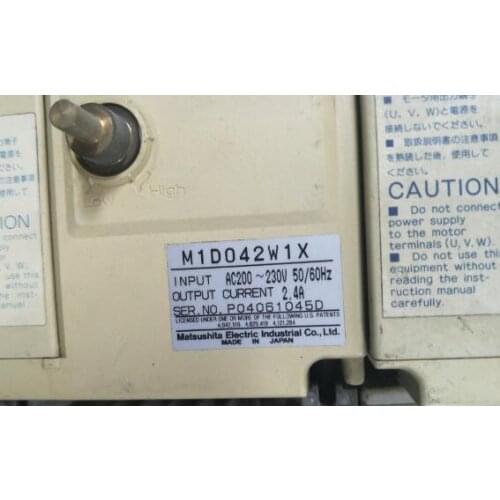 Servo drive M1D042W1X 0.4KW 220V , Used one , 90% appearance new , 3 months warranty , fastly shipping