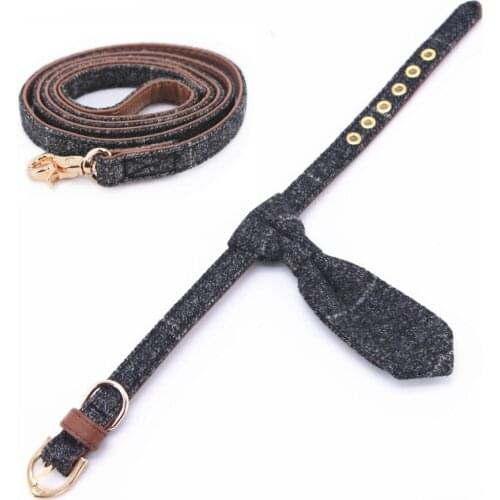 Woolen Linen Dog Collar Cat Collar for All Cats and Small Medium Dogs 3 Colors Available and Cat Leash Dog Leash