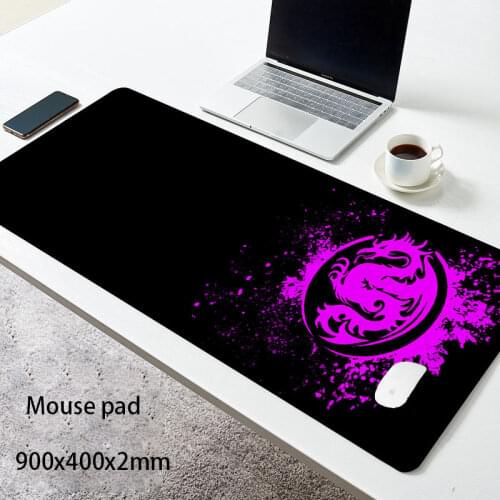 Extended Mouse Pad Anime Dragon Large Gaming Mouse Pad- Computer Keyboard Mouse Mat Mousepad Rubber Base keyboard mouse pad