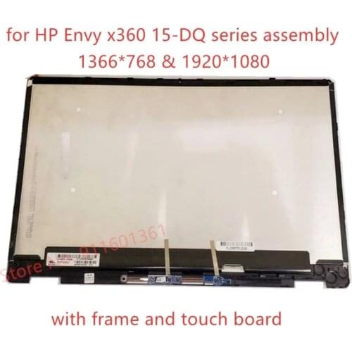 15.6 inch LCD Touch screen Digitizer IPS Display Assembly replacement for HP Envy x360 15-DQ 15-DQ0061CL 5-DQ0095NR L51358-001