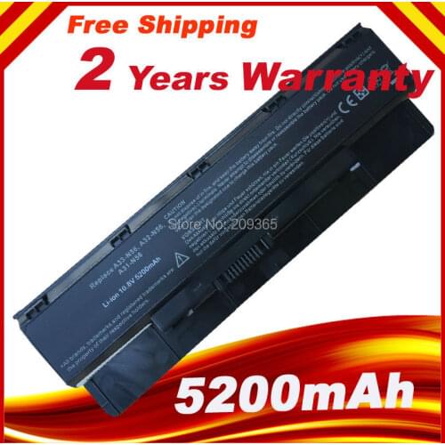 HSW 5200MAH A31-N56 A32-N56 A33-N56 laptop battery for Asus ROG G56J G56 G56J N46 N46V N46VM N56 N56DY N56JN N56VB N56VV N76