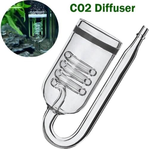 Aquarium CO2 Diffuser Glass Tank Bubble Atomizer Reactor Solenoid Regulator Moss CO2 Atomizer for 60~300L Water Plants