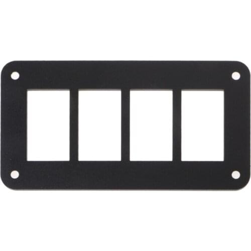 Aluminum Rocker Switch Panel 2/3/4/6 Way Housing Holder For Car Boat Auto Parts