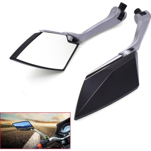 10mm 8mm Motocross Side Mirrors For Suzuki GS 550M X1100F X600 Katana GSX550 GSXR 1000 1100 Rear View Convex Mirror Accessories