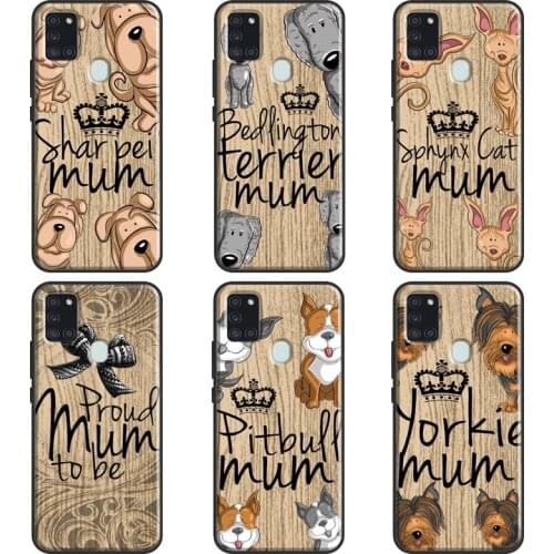 Shar pei dog English Springer Mum mummy Case For Samsung A52 A12 A32 A72 A20e A21S A51 A71 A11 A31 A10 A20S A30 A40 A50 A70