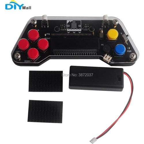 DIYmall Gamepad Expansion Board Joystick for micro:bit kids programming with 2AAA Battery Holder 3M HOOk&LOOP