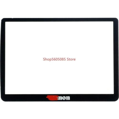 For Canon EOS 550D / Rebel T2i / Kiss X4 LCD External Protector Screen Window Display Outer Glass Cover with Tape Adhesive NEW