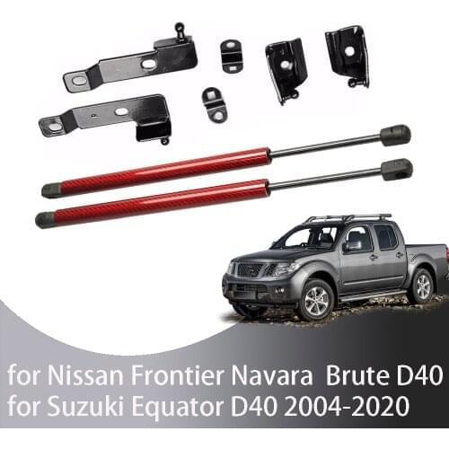 For Nissan Frontier Navara D40 2004-2018 For Pathfinder (R51) 2x Front Hood Bonnet modify Gas Struts Lift Support Shock Damper