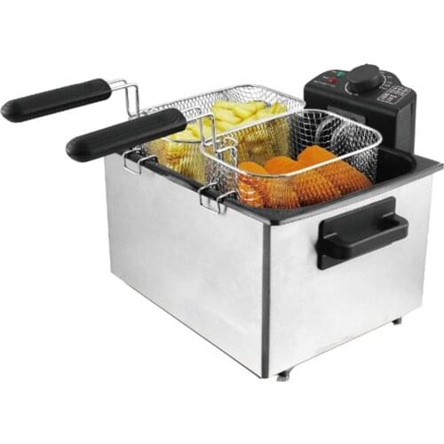 Commercial Fryer 5L Fried French Fries Fried Chicken Wings Smoke-free Potato Tower Household Electric Fryer