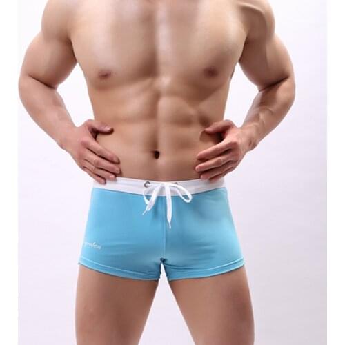 2021 Hot Spring Vacation Shorts Mens Swimming Trunks Summer Youth Tether Swimsuit Beach Swimming Surfing Quick-Drying Swimwear