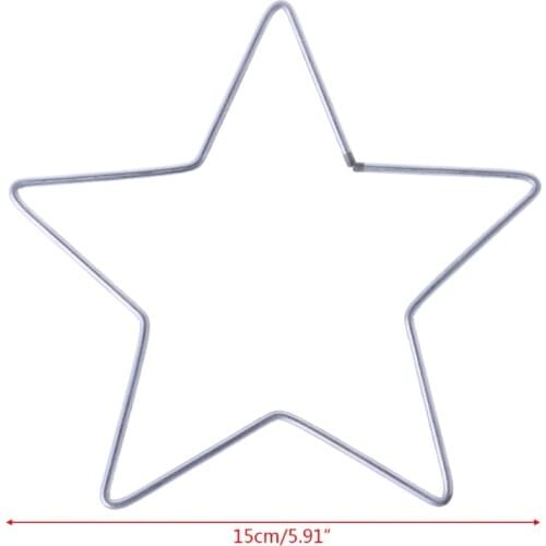 Star Metal Dream Catcher Dreamcatcher Ring Macrame Craft Hoop DIY Accessories