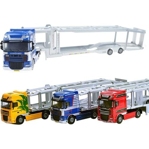 1:50 high simulation alloy toy car transport truck engineering vehicle model for children gifts