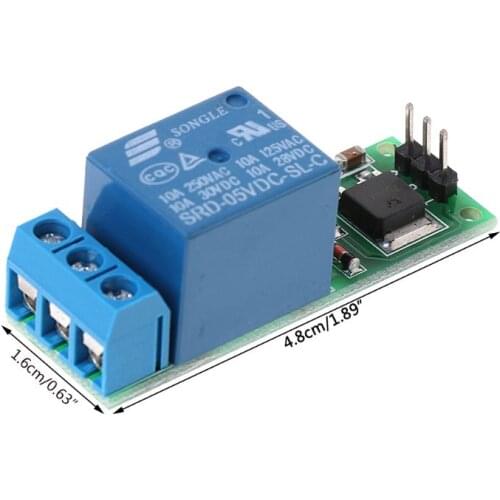2021 New 6-24V Flip-Flop Latch Relay Bistable Self-locking Low Pulse Trigger Module