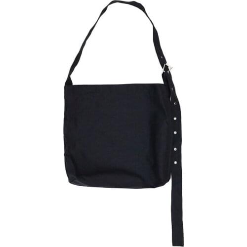 Novelty Simple Messenger Satchels Korean Solid Color Large Capacity Canvas Lady Crossbody Bags Women Shopper Shoulder Handbags