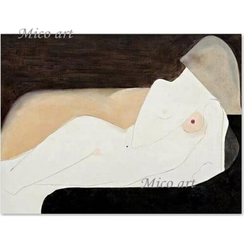 New Design Abstract Nude Girl Picture Paintings 100% Hand-painted No Frame Wall Hangings Canvas Art Oil Painting Woman Picture