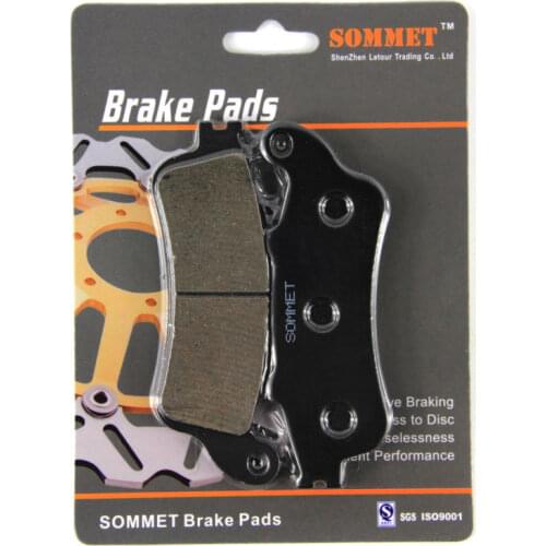 SOMMET Motorcycle Front Brake Pads Disc 1 pair for Honda NSS 250 Forza / Jazz / Reflex (2000-2004) NSS250 LT261