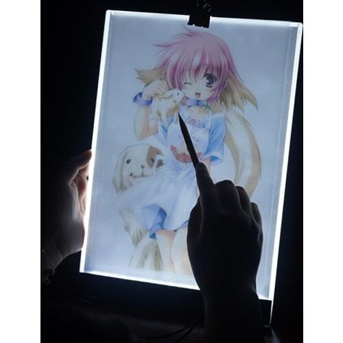 A4 Drawing Pad Digital Graphics Tablet LED Light Box Electronic Art Tracing Copy Board Art Writing Painting Table toy