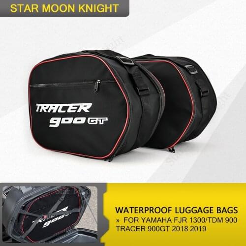 For Pannier Liner TRACER 900GT 2018 2019 and FITS FOR YAMAHA FJR 1300/TDM 900 Motorcycle luggage bags Black free shipping