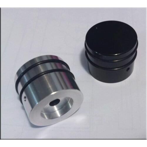 Silver / black Diameter 30 mm Height 25 mm All aluminum power amplifier knob Potentiometer volume knob