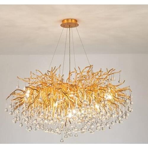 Modern LED Luxury Chandelier Lighting Home Decorative LOFT Restaurant Kitchen Dining Living Room Hotel Hall Art Indoor Lighting