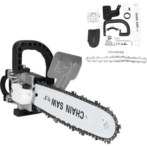 11.5" Chainsaw Bracket Changed 100 125 150 Electric Angle Grinder Industrial Polisher Modified Chainsaw Stand Converter DIY Tool