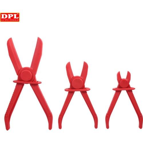 3Pcs/Set Nylon Hose Clamp Tool Set Brake Fuel Water Line Clamp Plier Hands Free Tool