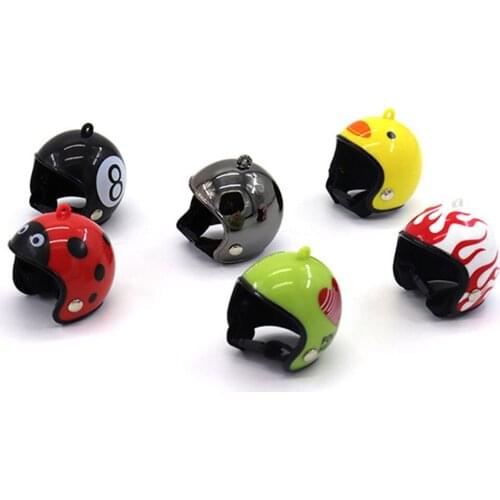 1PC Chicken Helmet Small Pet Hard Hat Bird Duck Quail Hat Headgear Pet Chicken Helmet Bird Head Helmet Pet Supplies