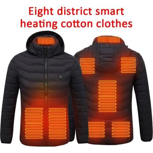 1PC New Electric USB Heating Coat Jacket Unisex Winter Riding Fishing Skiing Warm Heated Vest High Quality Camping & Hiking