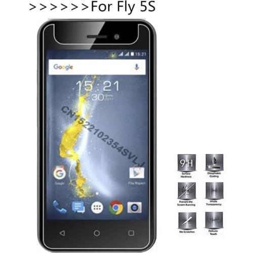 2PCS For Fly 5S 4.2inch Tempered Glass 2.5D 9H Protective Film Explosion-proof LCD Screen Protector For Fly 5S