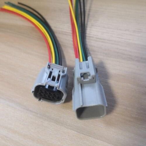 8 Pin/Way Male And Female Reversing Radar Connector Plug Wire Harness Pigtail For Toyota Crown Camry Corolla 6189-1240 6188-0779