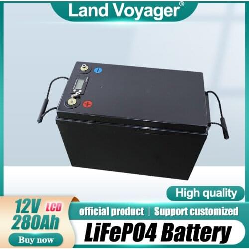 Land Voyager 12V 280Ah lifepo4 battery DIY 12.8V 280AH rechargeable battery pack for E-scooter RV Solar Energy storage system