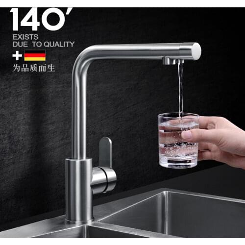 ASRAS 304 stainless steel kitchen mixer tap faucet filtered drinking water 3040