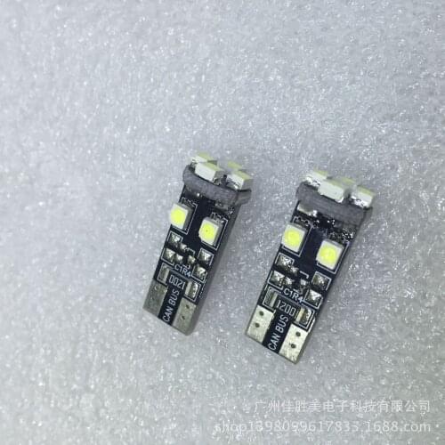 Automotive LED T10-8smd-1210 3528 with Decoded Side Lamp License Plate Lamp / Instrument Lamp Clearance Sale Items