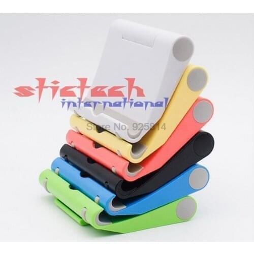 By dhl or ems 500 pieces Universal adjustable Foldable Desk Tablet Mobile Phone Stand Holder for Samsung S6 Note 5 mobile phone