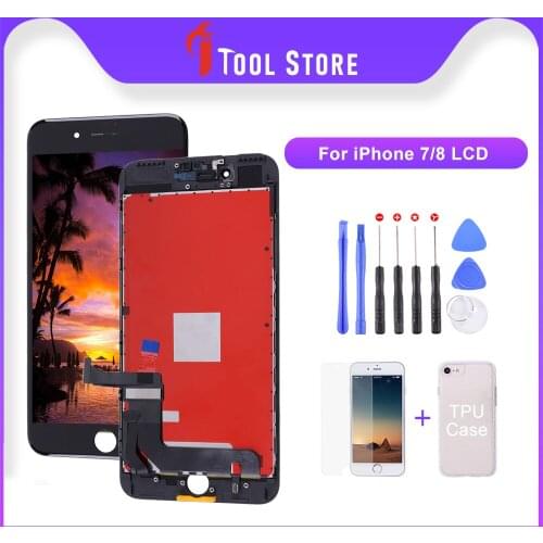 AAA+++ Quality LCD Display For iPhone 5 5s 7 8 Plus Touch Screen Digitizer Display Assembly Replacement With Free Gifts