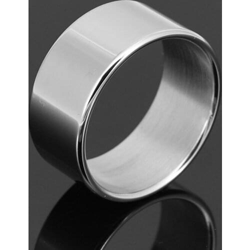 Inner diameter 26/28/30mm cock ring male chastity device Widened stainless steel penis ring sex toys for men penis cockring toys