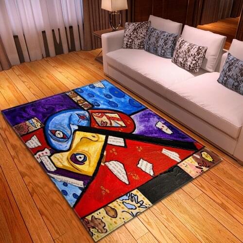 Modern Carpet Living Room Bedroom Decoration Kids Room Carpets Hallway Floor Children Rugs Home Flannel 3D Pattern Bedside Mat
