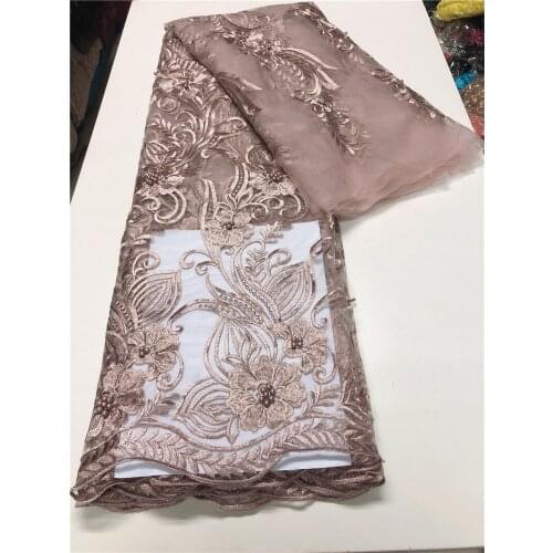 Good Looking Beads Material Design JRB-62820 High Quality French Lace Fabric for African Party Beautiful Dress