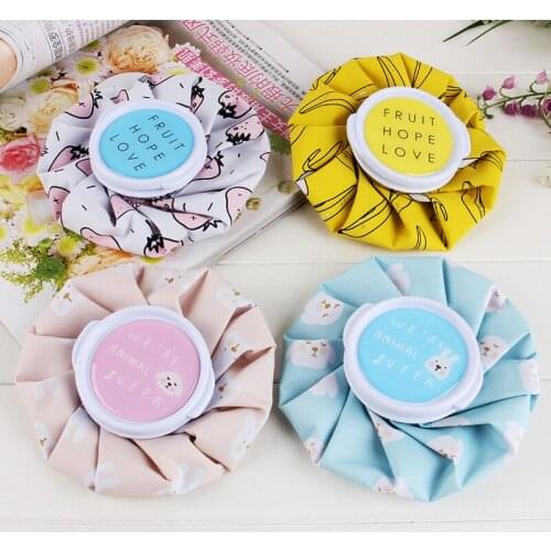 Cartoon summer ice bag dual-use bags hot water bottle Health Care Reusable Knee Head Leg Muscle Sport Injury Relief Pain Ice Bag