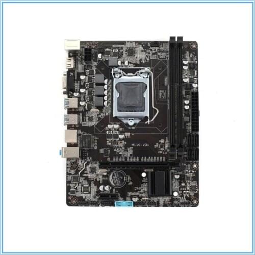 New computer motherboard H110 V31 DDR3 LGA1151 Desktop PC Board Mainboard 16GB MAX for Core i3,i5,i7 CPU mATX