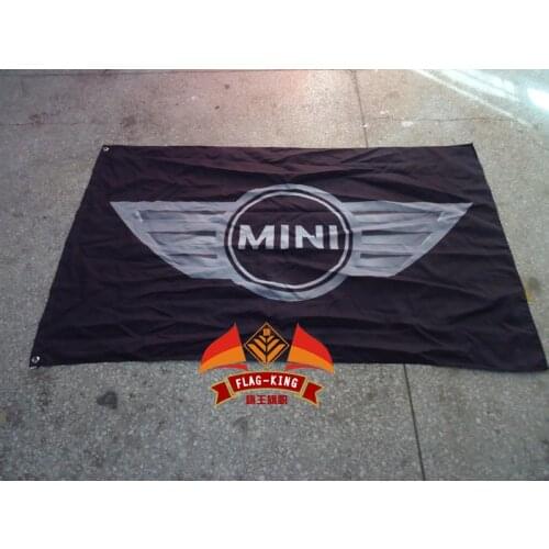 Mini car racing team flag,free shipping,mini car banner, flag king ,90*150CM polyester flag,Racing team flag
