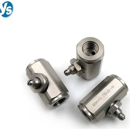 YS 304 Stainless Steel 150 Degree Nozzle Flat Fan Spray Pattern Air Atomizing Nozzle Mini Spray Humidifier