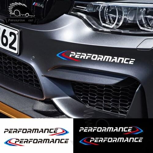 Car Front Sticker Front Bumper car Stickers And Decals For BMW e90 e46 e39 e60 f30 f10 f34 x3 x4 x5 e70 f15 x6 M3 M5 Car Styling