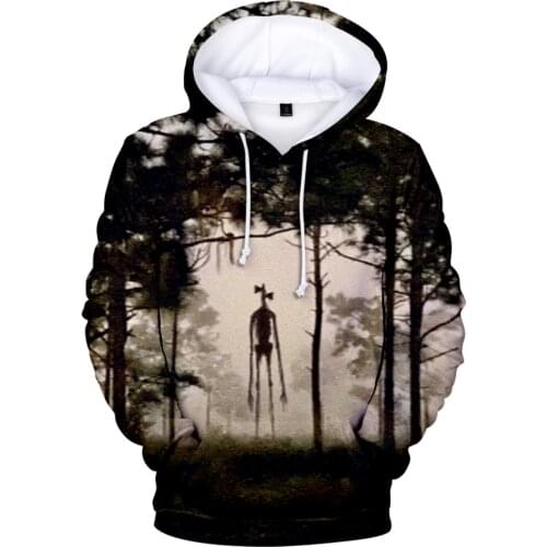 New Popular Siren Head 3D Hoodies Fashion Men/Women Sweatshirt Hip Hop Harajuku Hooded Male Pullover Streetwear Tops Coats