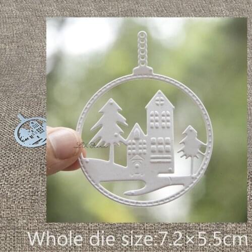 New Design Craft Metal Cutting Die die cuts Tree house circle decoration scrapbook Album Paper Card Craft Embossing die cuts