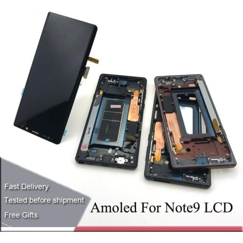 Super Amoled For Samsung Galaxy Note 9 N960 N960F N960DS Lcd with Frame Display Touch Screen Digitizer Assembly