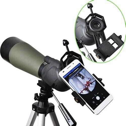 Universal Mobile Phone Holder Clamp Spotting Scope Cellphone Adapter Mount VDX99