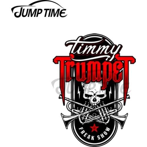 Jump Time 13 x5.6cm For Timmy Freak Show Badge Car Stickers Graffiti Decal Vinyl Car Wrap Waterproof Auto Windows For JDM SUV RV